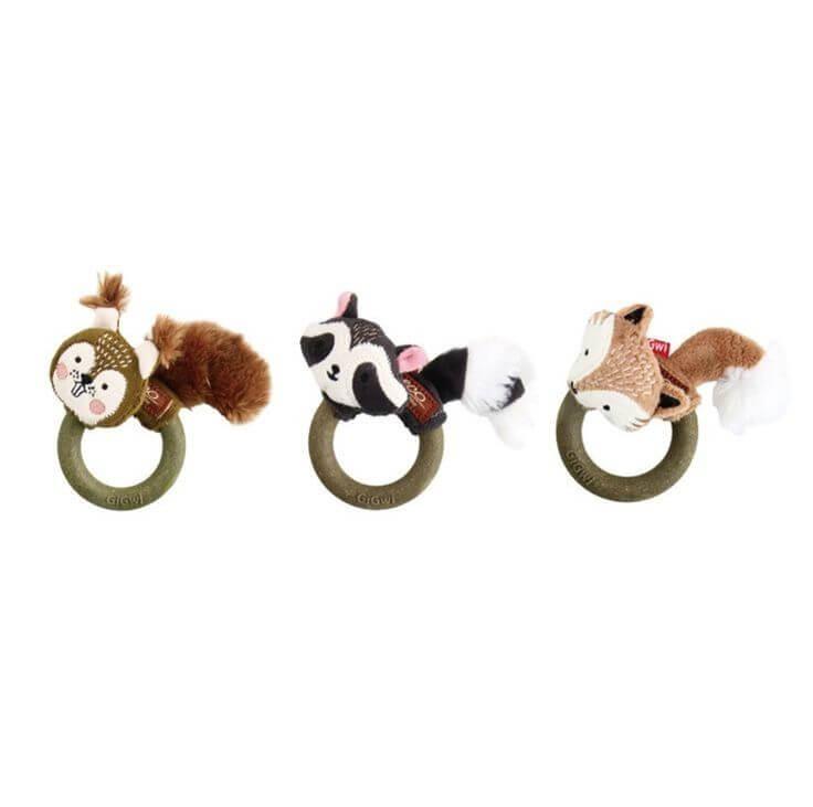 Eco-friendly silvervine ring cat toy in fun animal shapes. Interactive and dental-friendly, designed to promote active play and oral hygiene for your cat-LUMINA