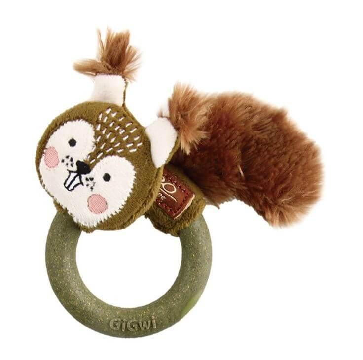 Eco-friendly silvervine ring cat toy in fun animal shapes. Interactive and dental-friendly, designed to promote active play and oral hygiene for your cat-LUMINA