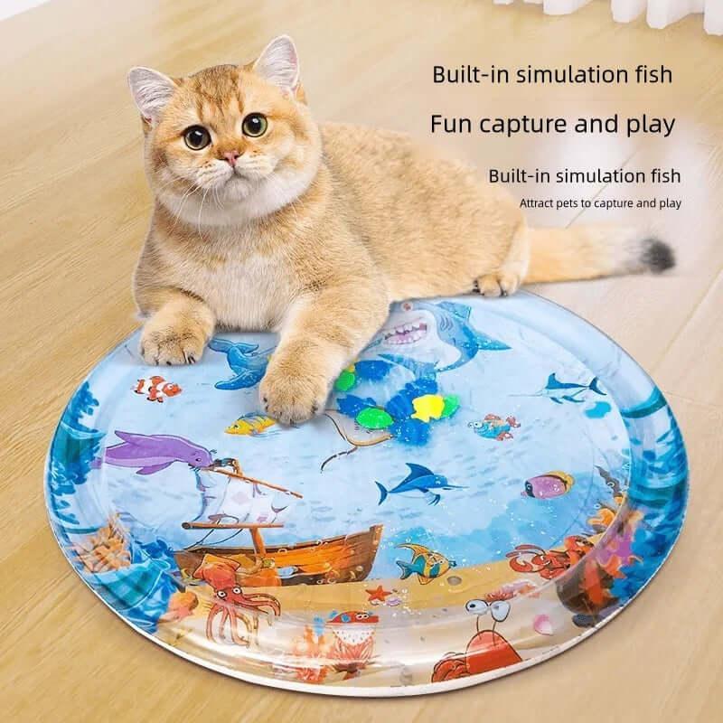 Thickened Sensory Water Play Mat - Interactive sensory play mat for small dogs and cats, durable pet accessory for engaging and safe play, perfect for pet supplies and accessories-LUMINA