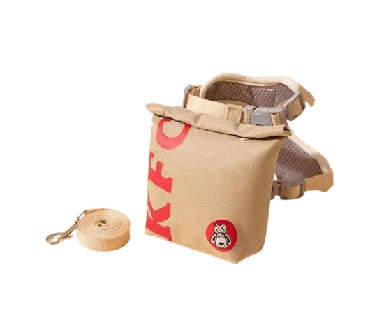 Snack Attack Dog Backpack -Dog Backpack with Traction Rope - Perfect pet travel accessory for outdoor adventures, featuring a durable design, pet carrier bag functionality, and stylish comfort- LUMINA