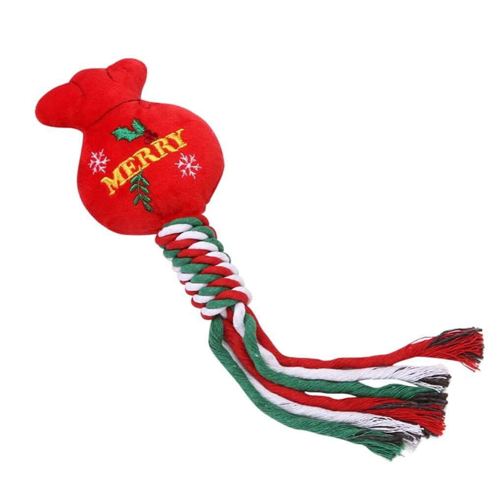 Festive Knot Dog Toys - LUMINA