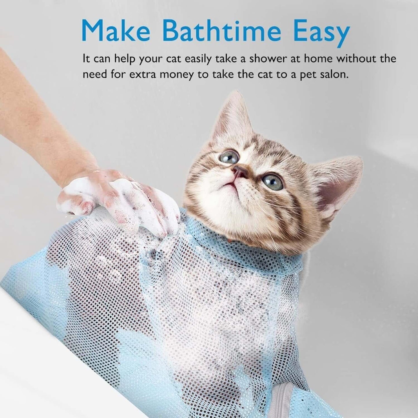 Multi-Purpose Cat Bathing Bag - LUMINA