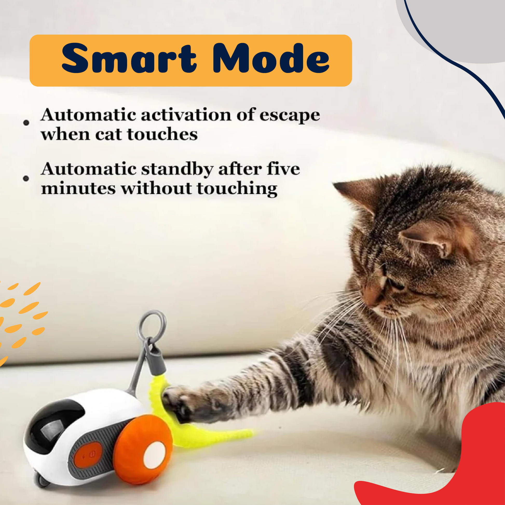 Smart Cat Toy Car - LUMINA