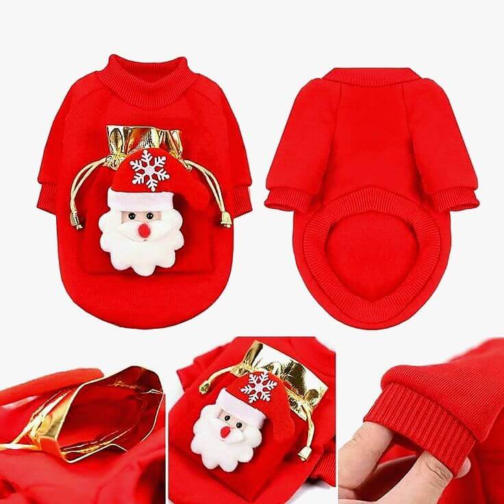 Cozy Christmas Dog Sweater - LUMINA