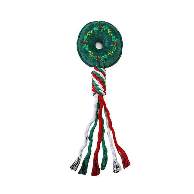 Festive Knot Dog Toys - LUMINA