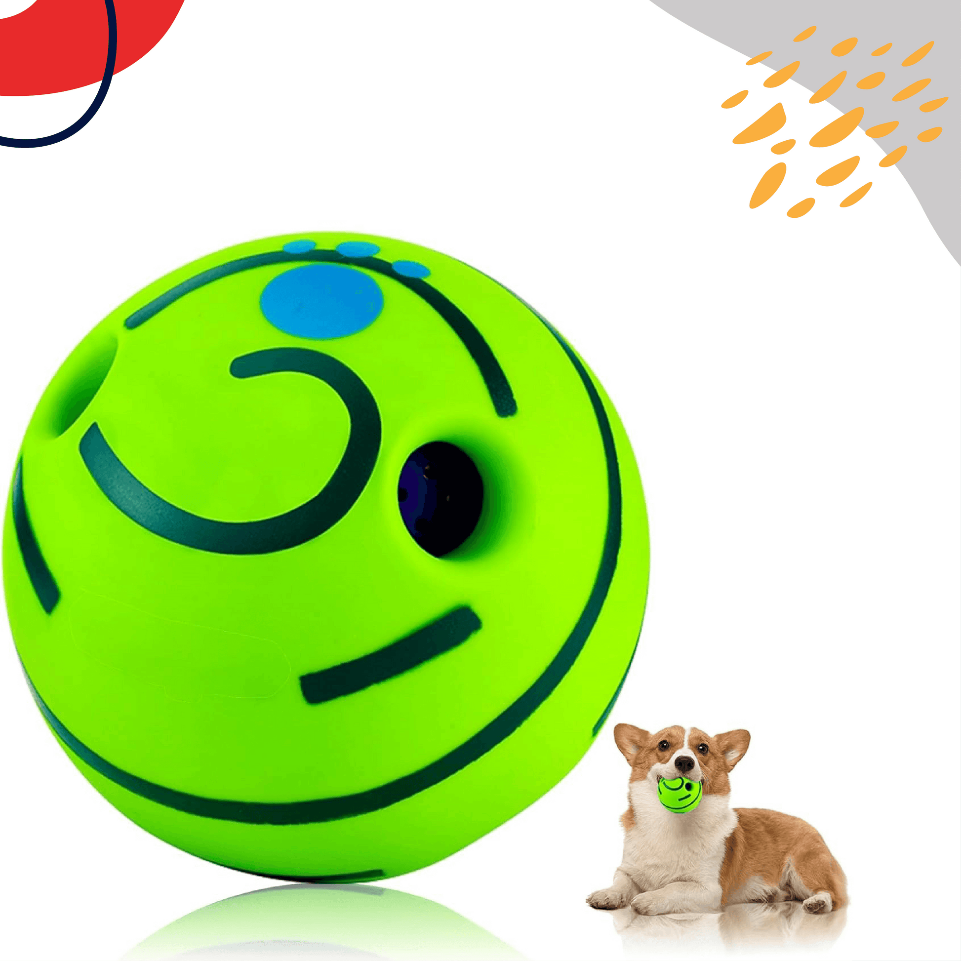 Wobble Giggle Dog Ball - LUMINA