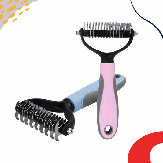 Pet Hair Removal Comb for Dogs and Cats – Ergonomic Design, Perfect for Shedding, Grooming, and Detangling Coats- LUMINA