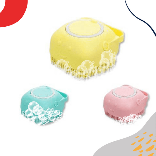 3-Color Pet Shampoo Brush Set - LUMINA